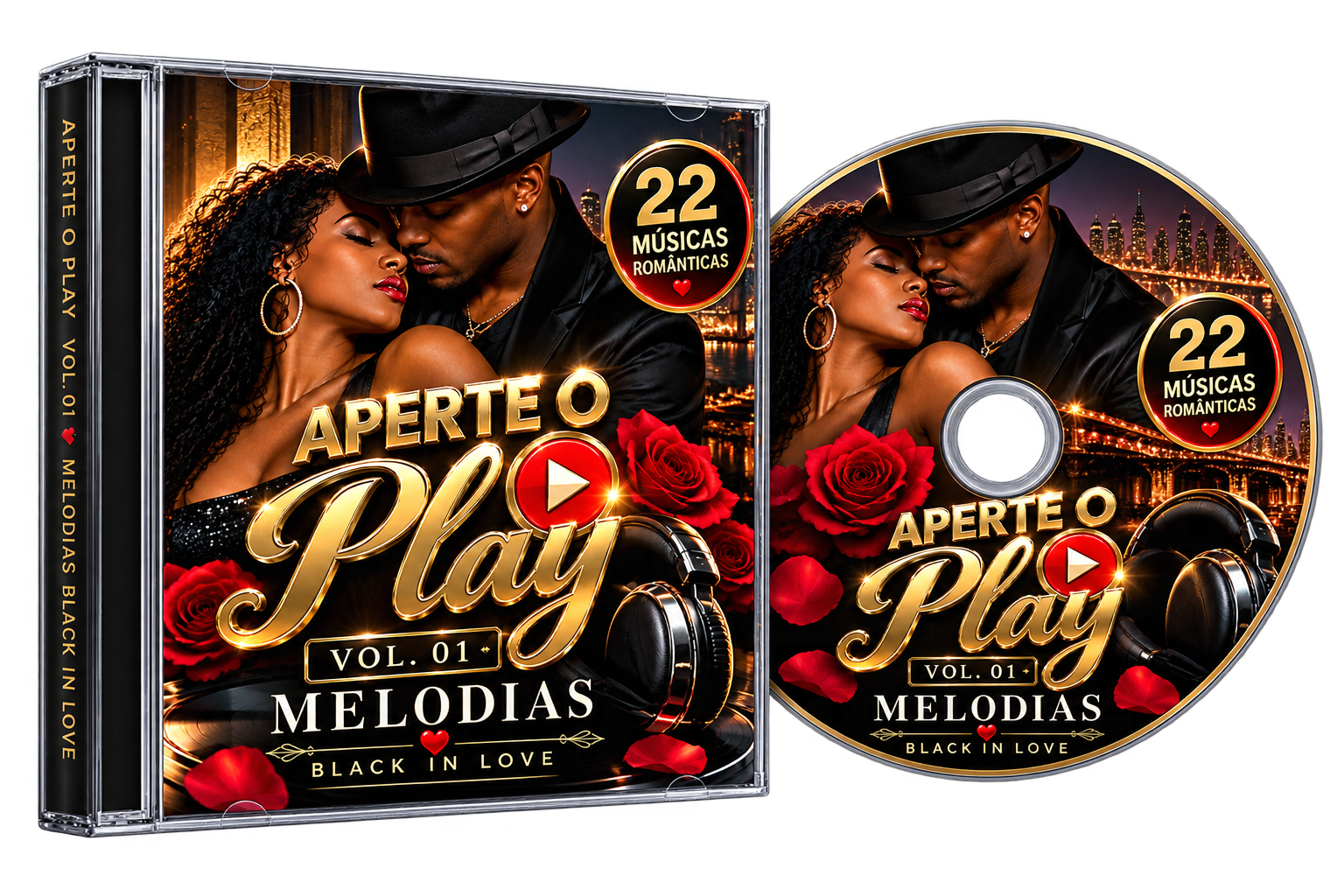Capa do disco Aperte o Play — Vol. 01: Melodias Black in Love