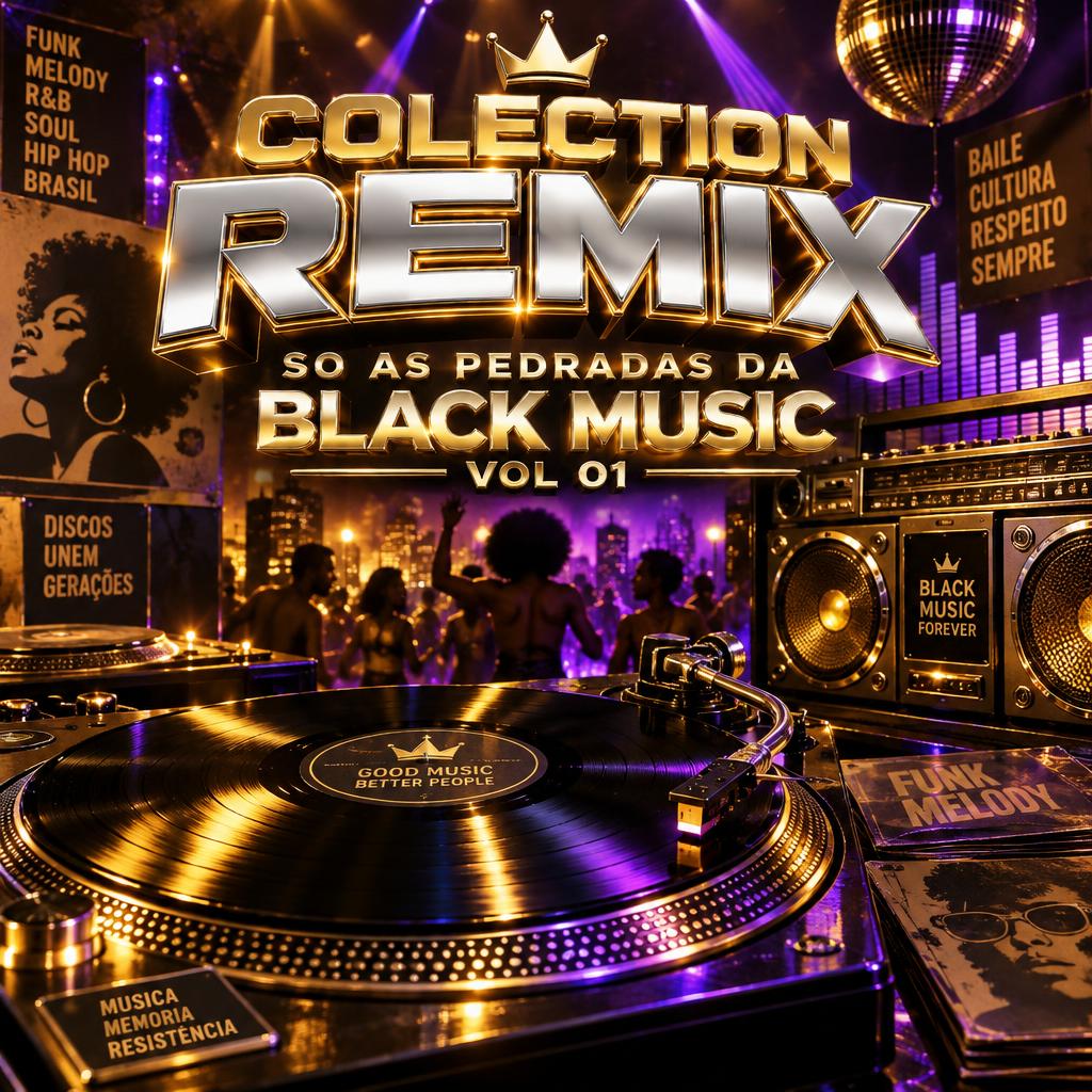 Capa do pack COLECTION - REMIX SÓ AS PEDRADAS DA BLACK MUSIC VOL 01