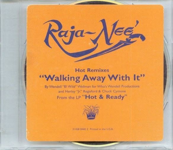 Capa do disco Raja-Nee - 1994 - Walking away with it (Remixes) Cdm Us - Promo