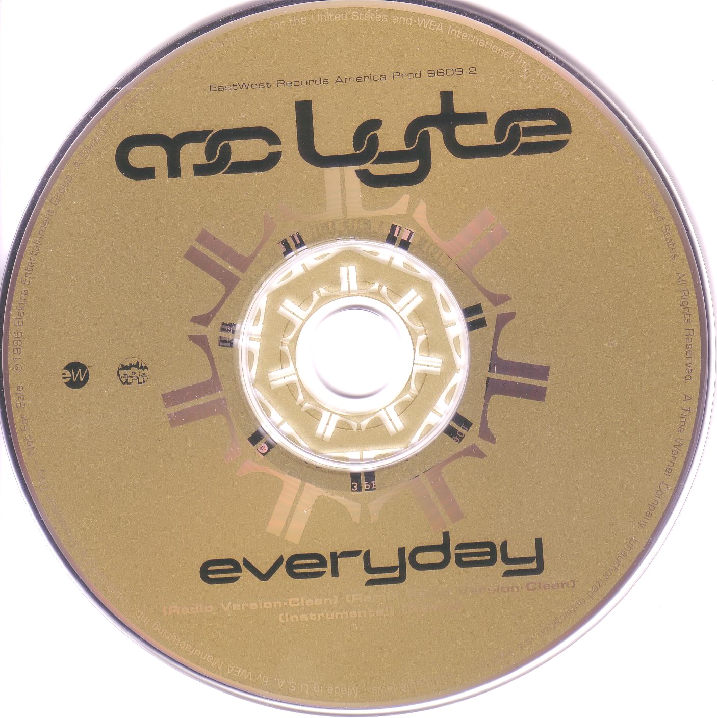 Capa do disco MC Lyte - (1996) Everyday (Promo Single Rare)