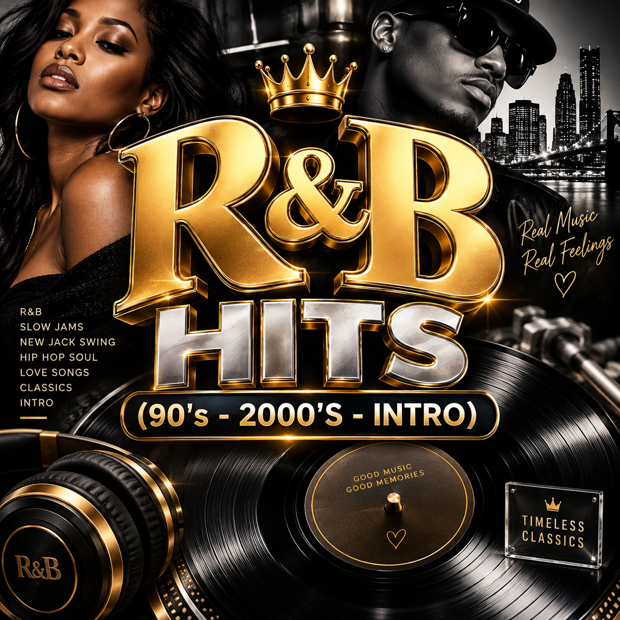 Capa do pack R&B HITS — 90's & 2000's (Intro Especial)