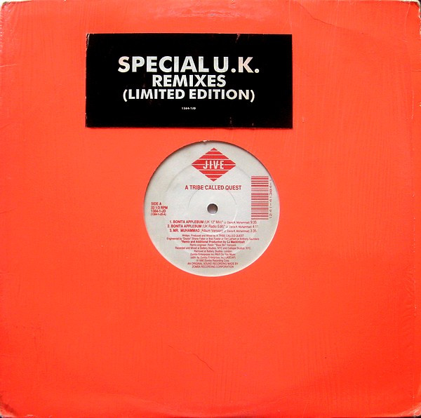 Capa do disco A Tribe Called Quest – (1990) Bonita Applebum (Special U.K. Remixes)